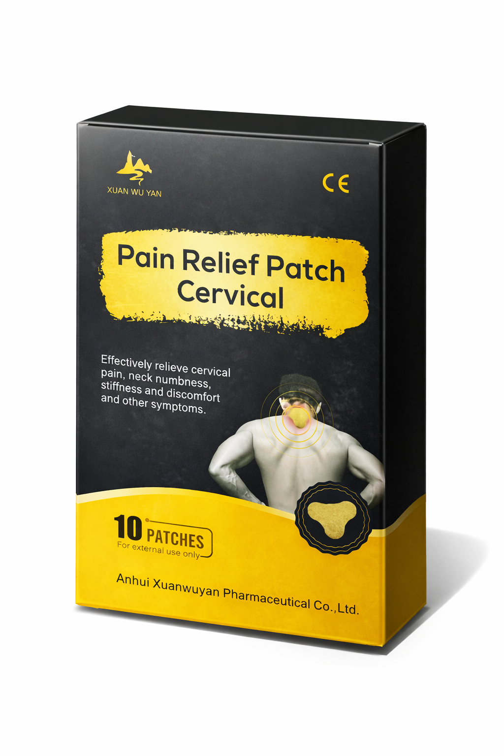 XUAN WU YAN Patchs Anti-Douleur Cervicale – Soulagement Ciblé (Boîte de 10)