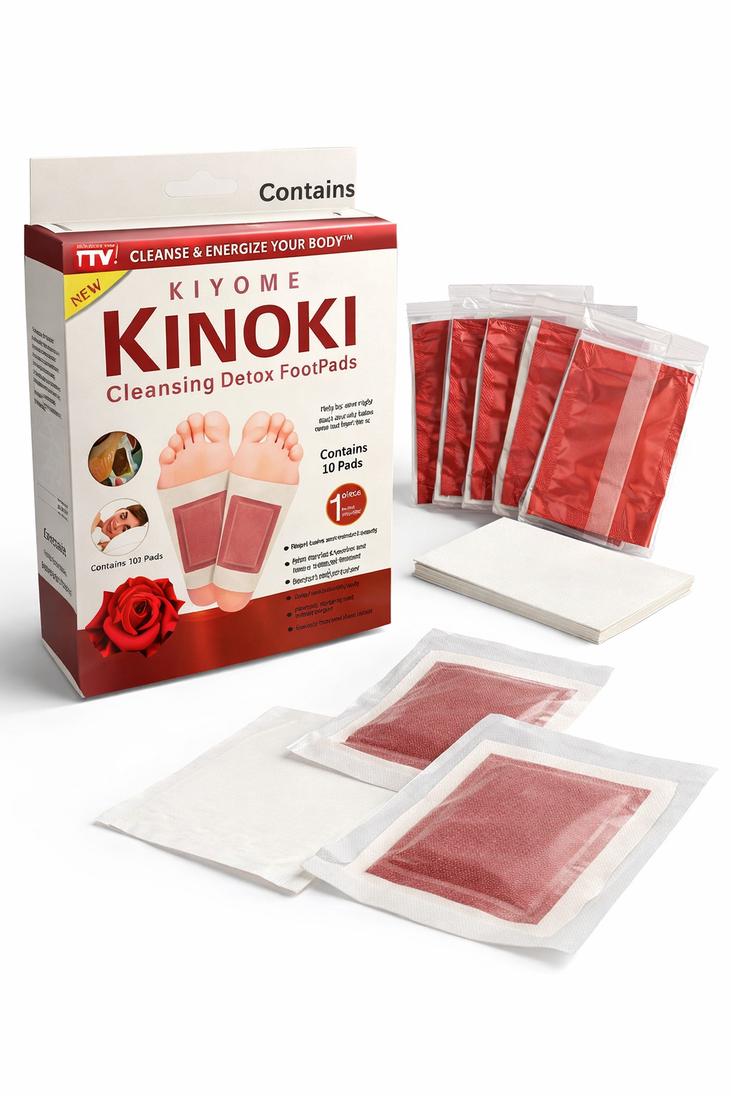 KIYOME KINOKI Patchs Détox pour les Pieds